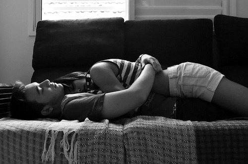 I'm in love with my sadness.