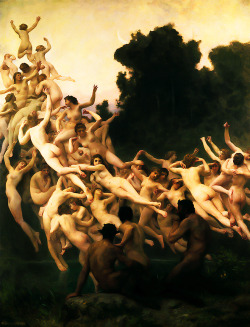  William Adolphe Bouguereau - The Oreads (1902) 