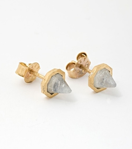 KATIE DIAMOND Astrid Studs - Moonstone | Catbirdnyc | Link Brass Arrow Ring | Catbirdnyc | link