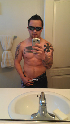 thecircumcisedmaleobsession:  22 year old straight Army guy from Fontana, CA I posted pics of him on my previous Tumblr blog, so I don’t have any pics of him in acu’s anymore. :(