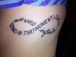 fuckyeahtattoos:  Tattoo #2. Favorite quote