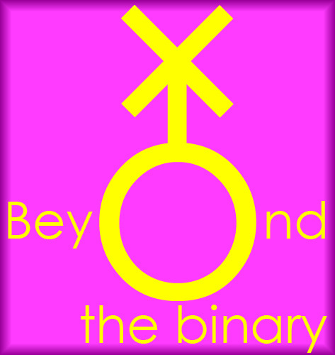 cakemeister:&ldquo; because people seem to like it, here are gifs of the symbol with no background to use as you see fit:my intention was to create a symbol for those who fall outside the lines of cis and trans* male and female; for the genderqueer and...