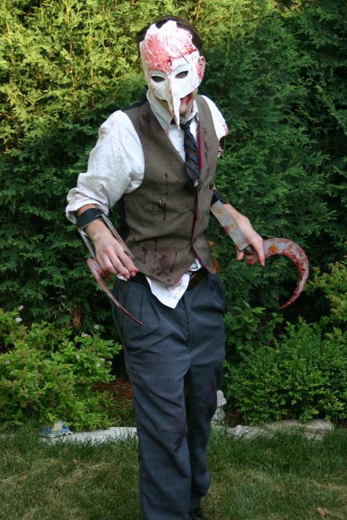 pyreclaws:My friend archaicDiabolist’s spider splicer cosplay.Houdini Splicer