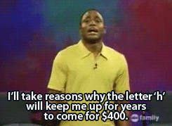whose-line-gifs:  Whose Line is it Anyway brought to you by the letter ‘h’. 