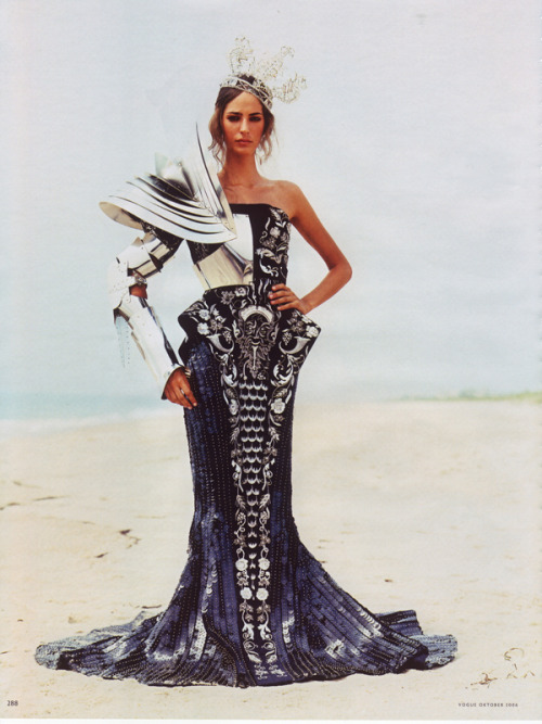&lsquo;Ritterspiele&rsquo;, Emina Cunmulaj by Arthur Elgort, Vogue Germany October 2006
