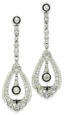 omgthatdress:  earrings 1920s Christie’s 