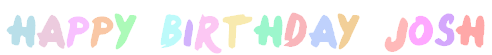 chasing-hazza:  Happy Birthday Josh ♥