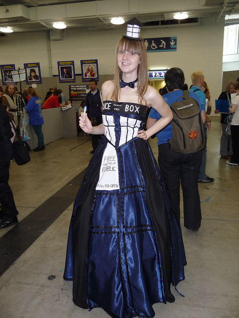 tardisfashion - Amazing TARDIS Dress! by tdrury on Flickr.