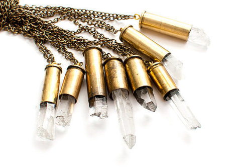 Crystal Bullet Necklace