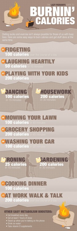 Lazy Persons Guide To Burning Calories