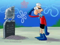 smilezoey:  joshuazacharias:  R.I.P. Mermaid Man - Ernest Borgnine.Thanks for the childhood. “EVIIIIIIIIL~”   omggggggggg :’( 