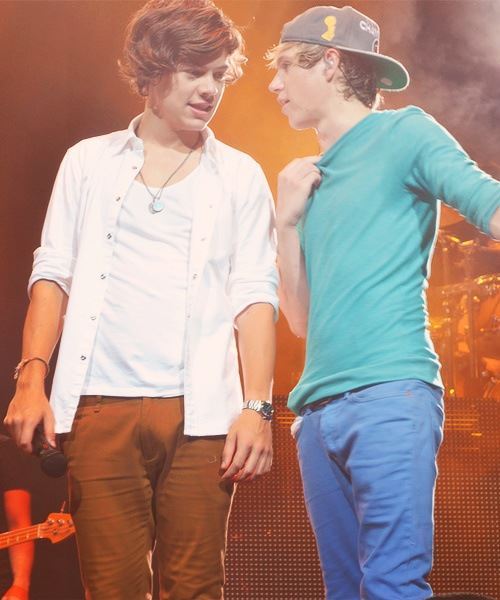 onedirectionbulges:

Awwhh Narry bulges. They <3 eachother. 