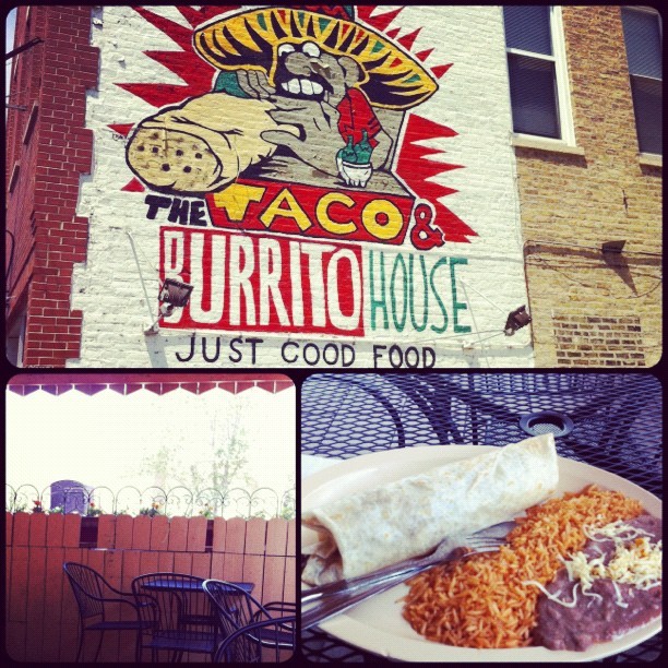 Lunch on the patio at The Taco &amp; Burrito House. #food #MyCity #instaphoto