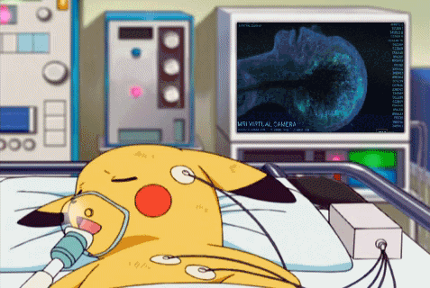 zoro4rk:mylittlepokeymans:fancydrak:This is a Pikachu dying while having an MRI scan. Before a Pokem