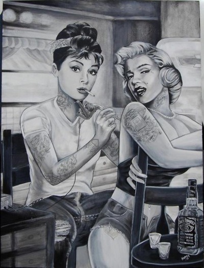 diaryofabonewizard:  love this! def have an obsession with tattoed women!  