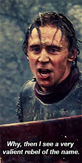 ihearthiddleston:And think not, Percy,To share with me in glory any more.<3 Hotspur