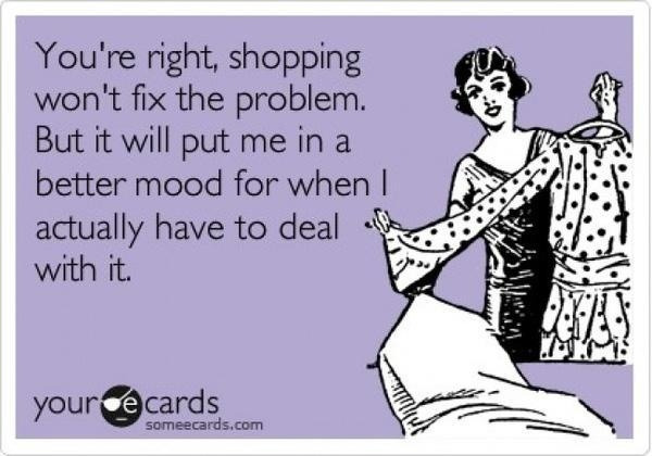 meatball-problemz:  i believe in retail therapy