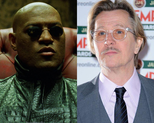 Gary Oldman was considered as Morpheus in The Matrix at one point. Source: IMDb