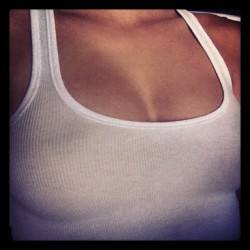 malenamorgan:  No bra (Taken with Instagram) 