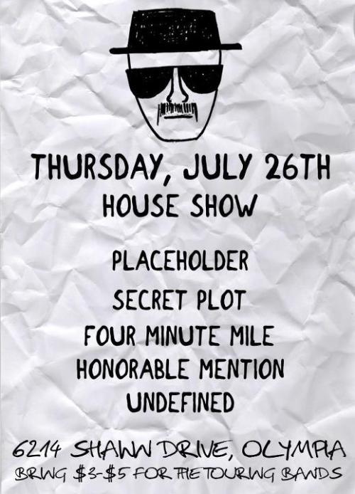 stayontheoutside:My band is playing an awesome house show!this poster is so awesome