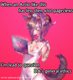 artist-confessions:  Really though guys? dA // Tumblr submitted by -cookieluv246  I don&rsquo;t think &ldquo;ethics&rdquo; is the proper word here, unless its this in comparison to, I don&rsquo;t know, a picture of a truck full of babies crashing into