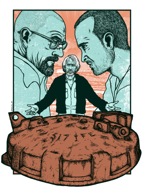 Special Breaking Bad poster from Comic-Con.  Get there quick, only 200 in existence