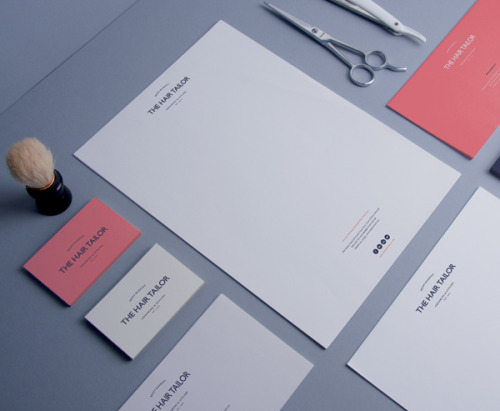 Pete Gardmer www.onecitizendesign.comSubtle, elegant identity work for a hair salon from UK.