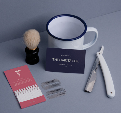 Pete Gardmer www.onecitizendesign.comSubtle, elegant identity work for a hair salon from UK.