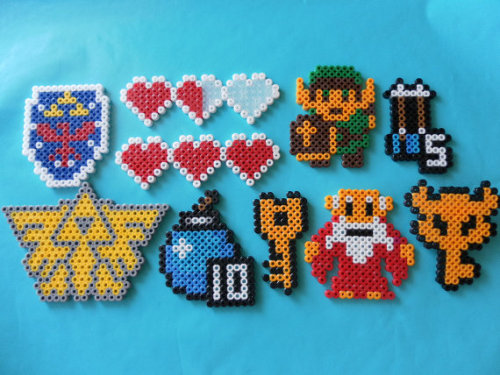thenintendard:  Legend Zelda Perler Bead Magnets From PorcupineSpines   (via imgTumble)