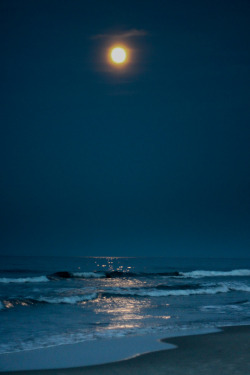 42791:  Moonrise over the Atlantic 