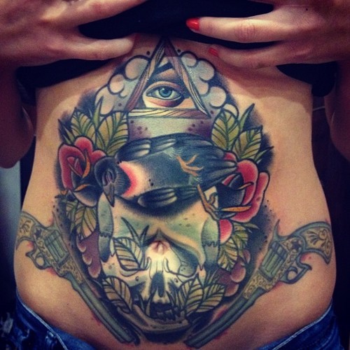 lovecandieink:  LovecandieINK  Done by Adrian Edek - Kult Tattoo - Cracow