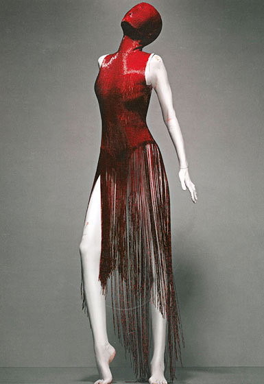 cuz-fuck:  justinelowe:  silentstormshadow:  Alexander McQueen - “SAVAGE BEAUTY” {Exhibition} #2  I need the forth one in my closet - please and thank you!  McQueen. My love. I need all of them. 