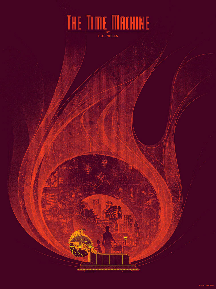 tragicsunshine:  The Time Machine - by H.G. Wells - Poster 