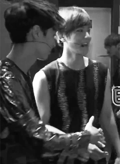 baekhyuns-bitch:  the second gif. i want them to kiss ;~; 