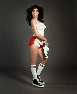 fuckyeahhotactress:   Sarah Silverman - Rolling