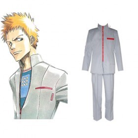 (via Bleach Ichigo Kurosaki School Uniform Cosplay Costume [#UDC3222] - Udreamycostumes.com)