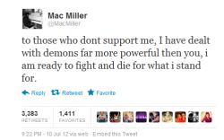 macmillerblog:  Haters. 