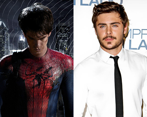 Before Andrew Garfield was announced for the lead part, Zac Efron was also considered to play Peter 