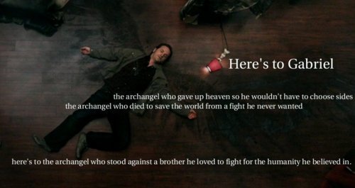in-love-with-my-bed:  theangelandthehunters:  craycasssssssssssssssss:   nerdytardis:   sosupernaturallyaddicted:   trapped—in—amber:   deanwinchesterisafoodwhore:   Here’s to Supernatural, The show that Makes us laugh, The show that makes us cry,