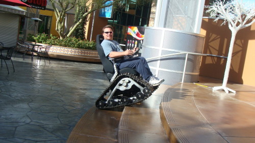 Tank Wheel ChairTank Chair is a custom off-road wheelchair that can go anywhere outdoors. TankChair 