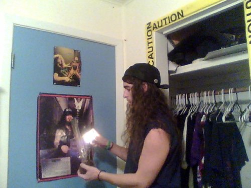 Oh, you know, just me and Dimebag chillin like villians. Smoking reefer and whatnot.