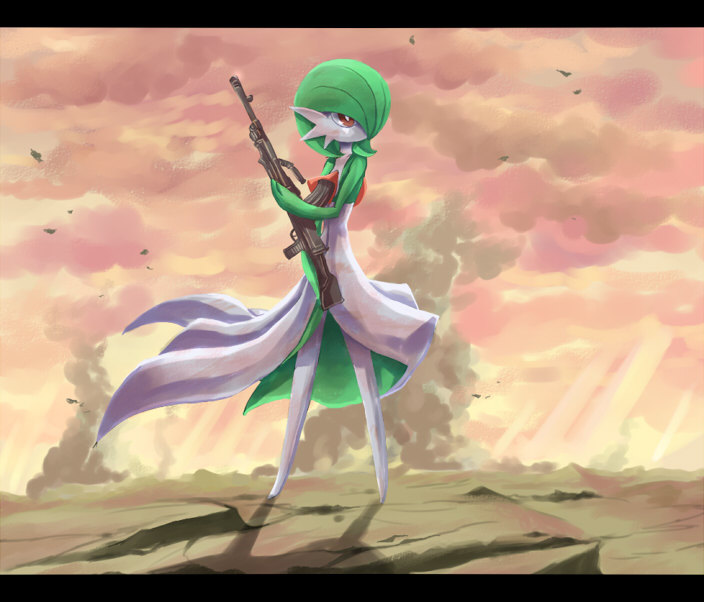 gardevoir-282:  She didn’t start the war, but she’ll sure as Muk end it  You