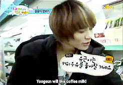 mintytaem:  13/? Shinee Hello BB funny moments (Taemin buying all flavours of milk