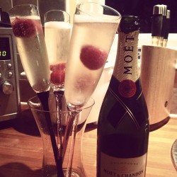 loubbielover:  and the folkies bought us champagne to celebrate! ❤ (Taken with Instagram)