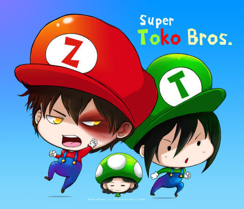 moehoshi - ★ Super Toko Bros! [ colored ]I think the lineart...
