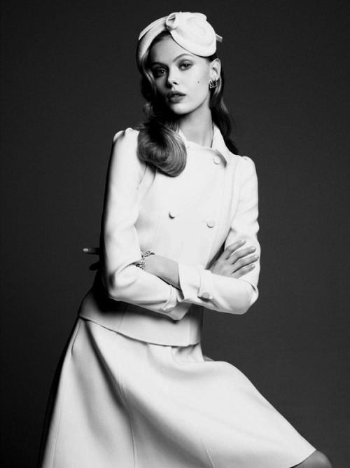 thegothcat:  Frida Gustavsson by Victor Demarchelier - porn pictures