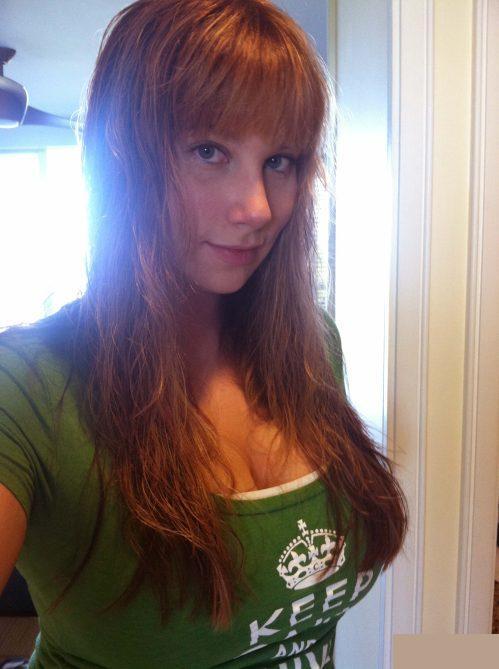 Big breasts redhead.