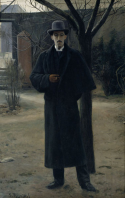 blastedheath:  Santiago Rusiñol (Catalan, 1861-1931), Portrait of Miquel Utrillo, Paris, 1889-1890. Oil on canvas. Museu Nacional d’Art de Catalunya, Barcelona. 