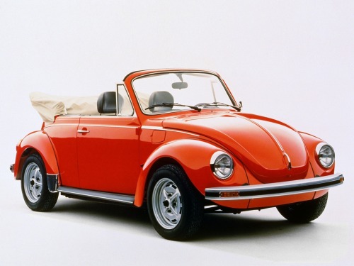 Classic vw beetle beach