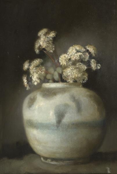 Pieter Knorr（Dutch, b.1950）
Sedum 2011
Olieverf op paneel